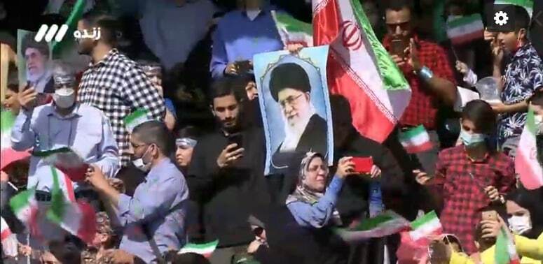 اجتماع مردم در ورزشگاه آزادی