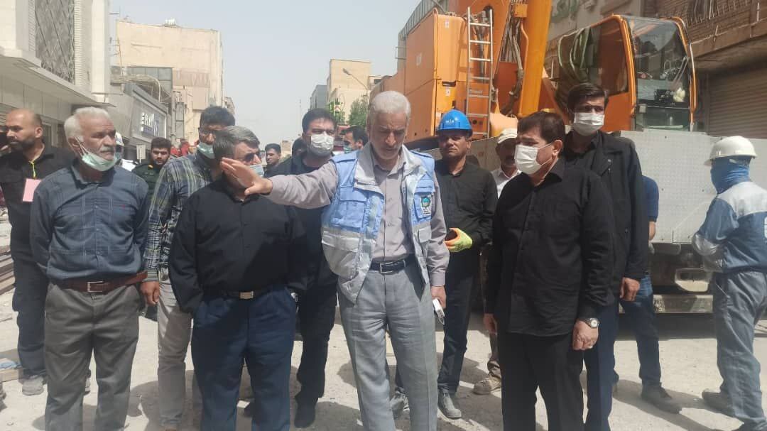 آخرین جزئیات ریزش متروپل آبادان