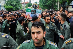 تشییع «احسان قدبیگی» شهید صنعت دفاعی - اراک