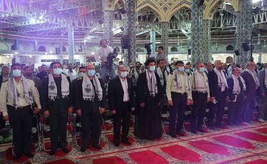 برگزاری مراسم چهارمین سالگرد شهادت سردار شهید حاج سیدحسین فیض اردکانی+تصاویر