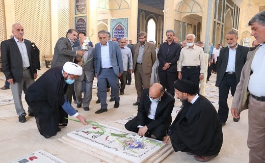 برگزاری مراسم چهارمین سالگرد شهادت سردار شهید حاج سیدحسین فیض اردکانی+تصاویر