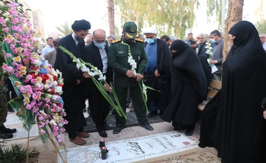 برگزاری مراسم چهارمین سالگرد شهادت سردار شهید حاج سیدحسین فیض اردکانی+تصاویر