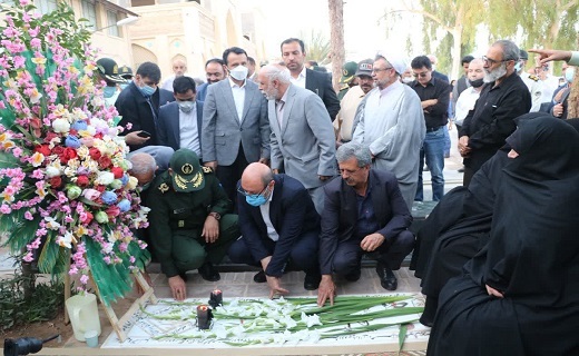 برگزاری مراسم چهارمین سالگرد شهادت سردار شهید حاج سیدحسین فیض اردکانی+تصاویر