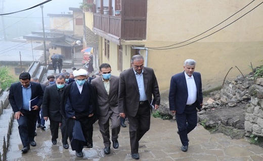 بازدید رئیس کل دادگستری گیلان از روند ثبت جهانی ماسوله