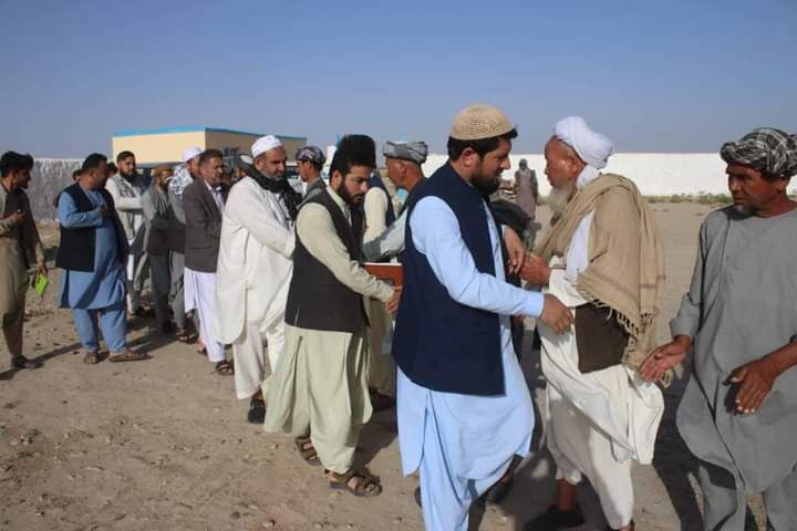 دیدار رییس صحت عامه بلخ از مراکز بهداشتی چاهی