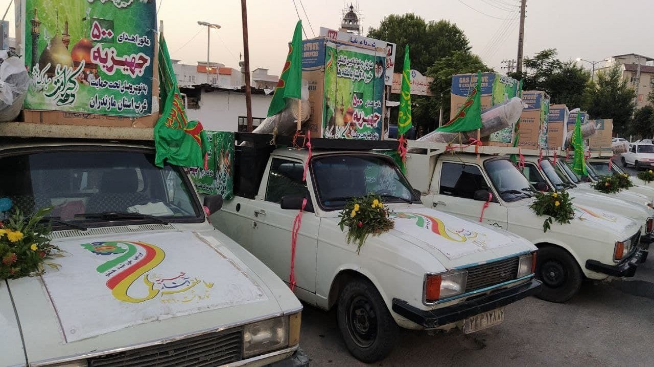 ۱۸۲ نوعروس مددجو روانه خانه بخت شدند