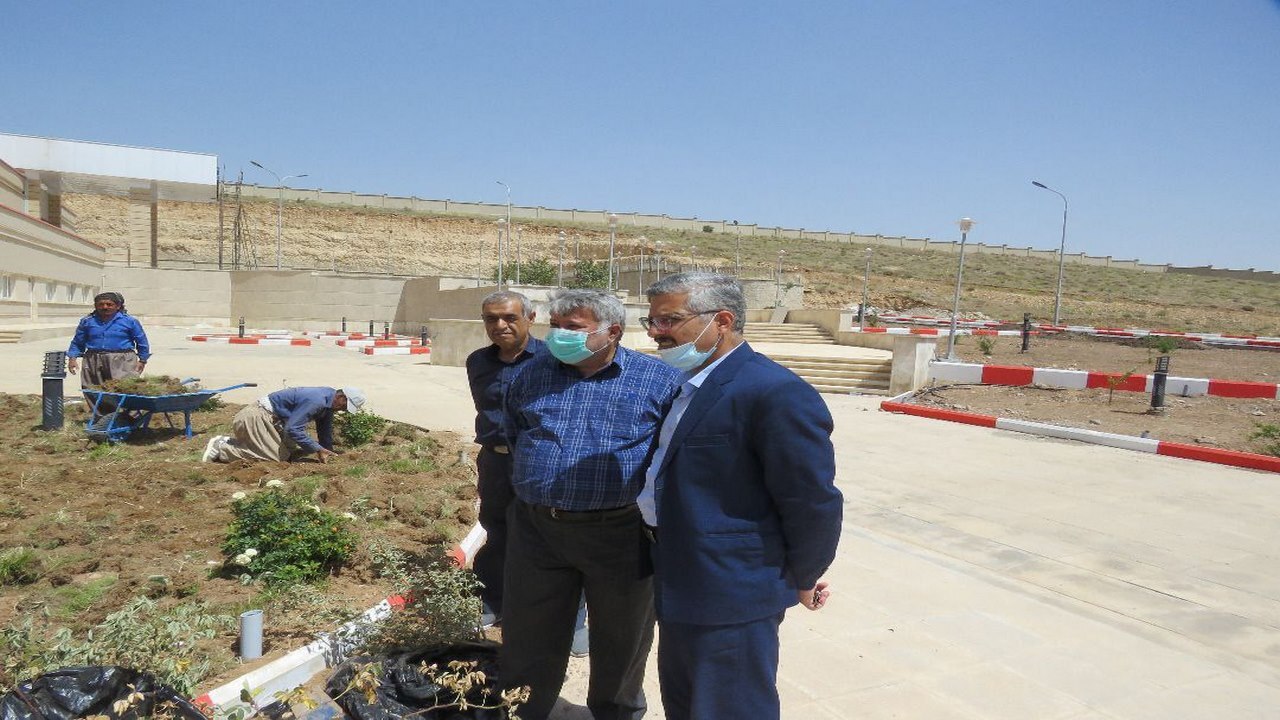 بازدید از بیمارستان ۳۷۶ تختخوابی رازی ایلام