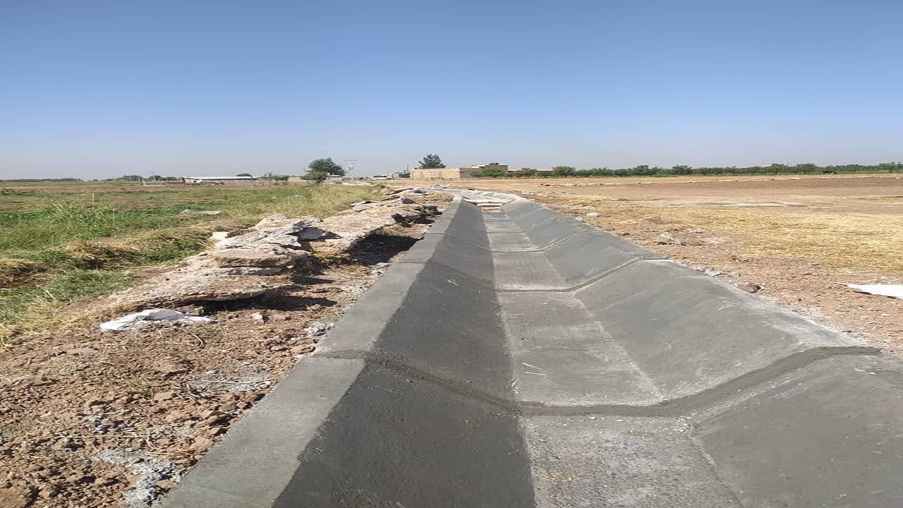 احداث هزار و ۱۵۲ متر کانال انتقال آب در روستا‌های شهرستان قزوین