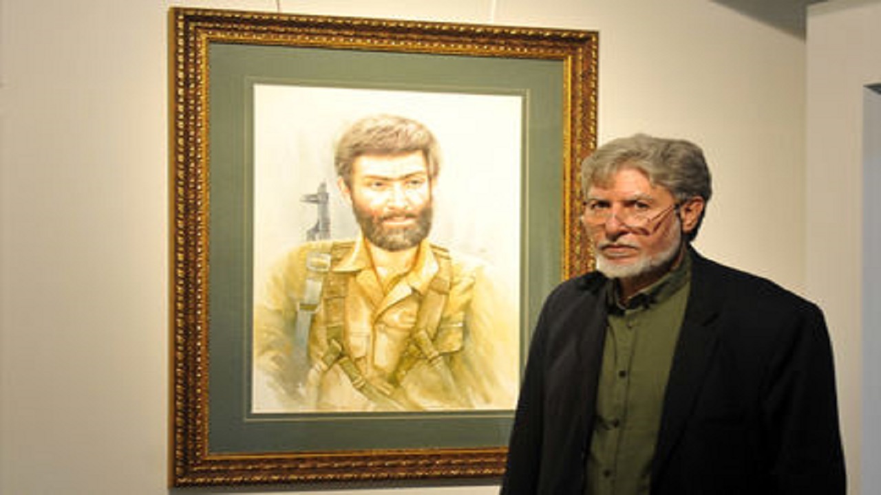 نقاشی شهید وزوایی