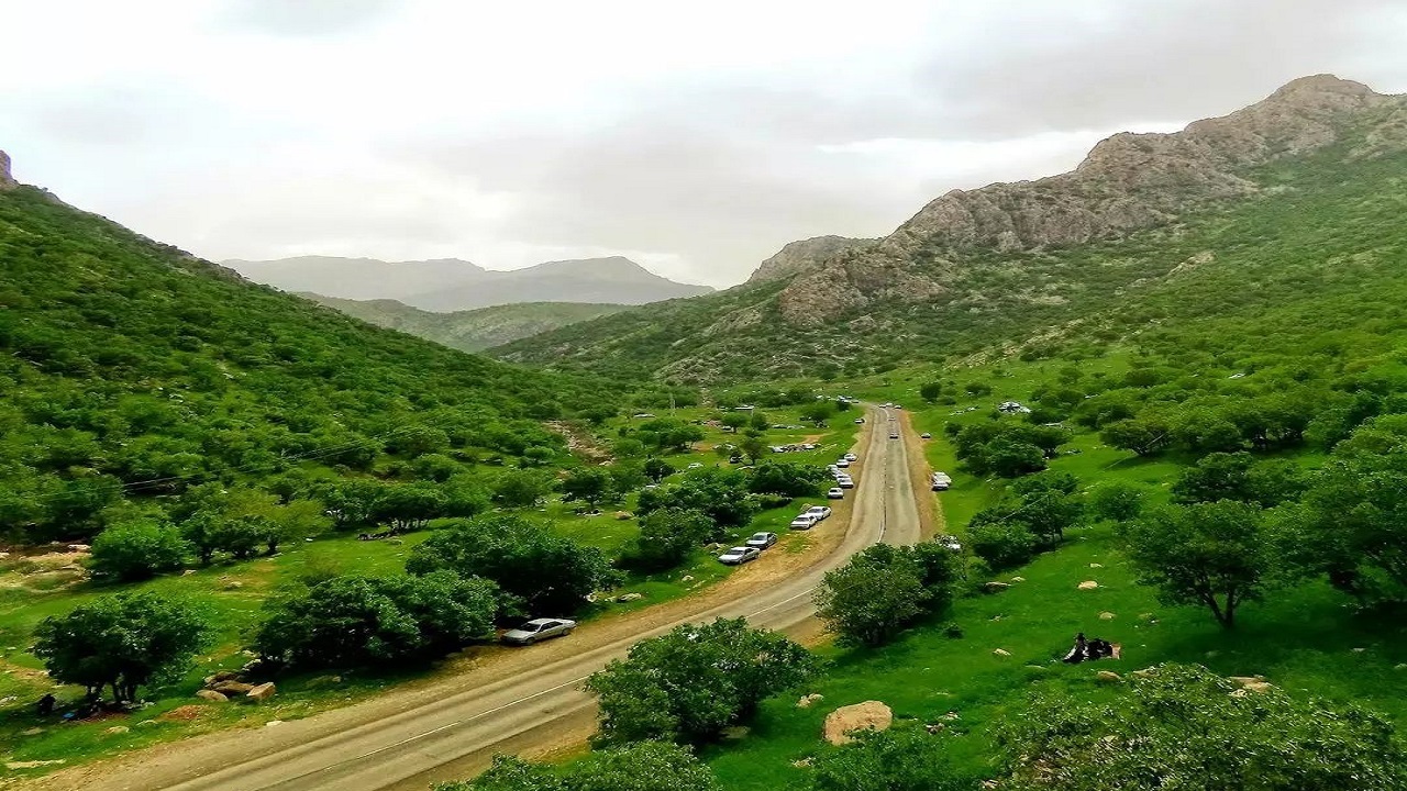تصاویری از طبیعت بهاری روستای دزلی