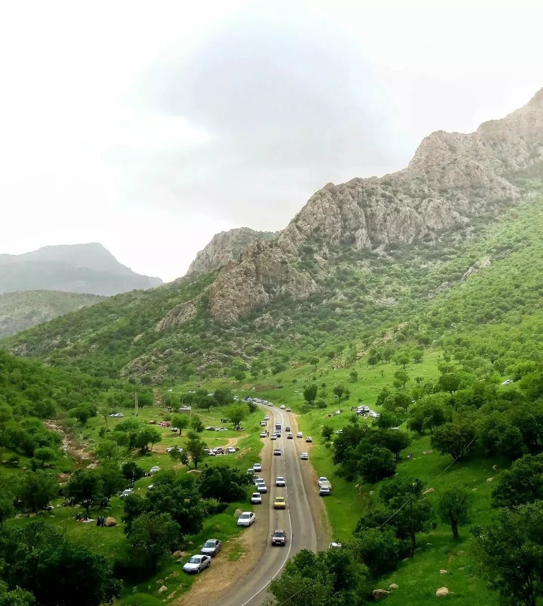 تصاویری از طبیعت بهاری روستای دزلی