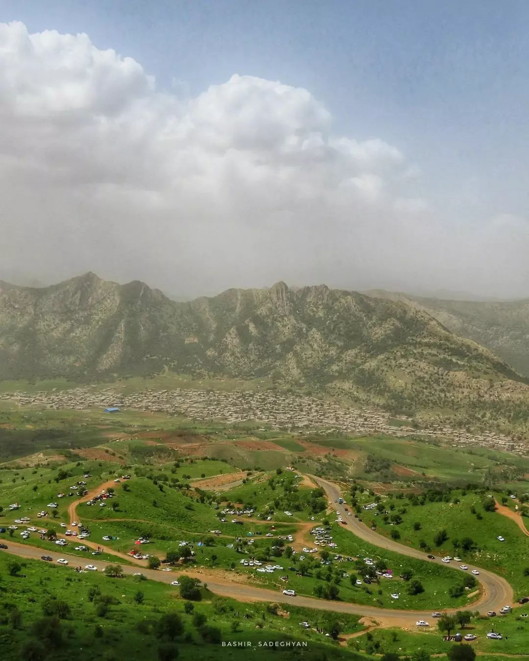 تصاویری از طبیعت بهاری روستای دزلی