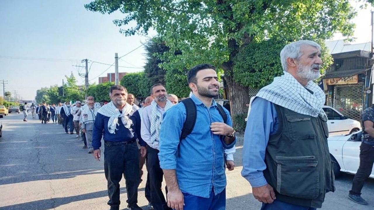 اعزام‌ نخستین کاروان پیاده مازندران به مرقد امام خمینی