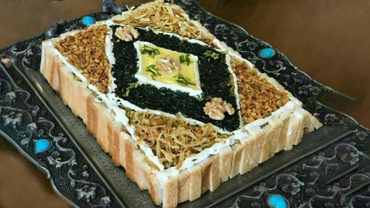 آموزش پخت کیک کشک و بادمجان + فیلم