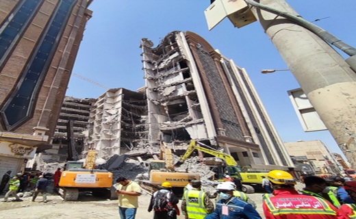 آخرین جزئیات ریزش متروپل آبادان