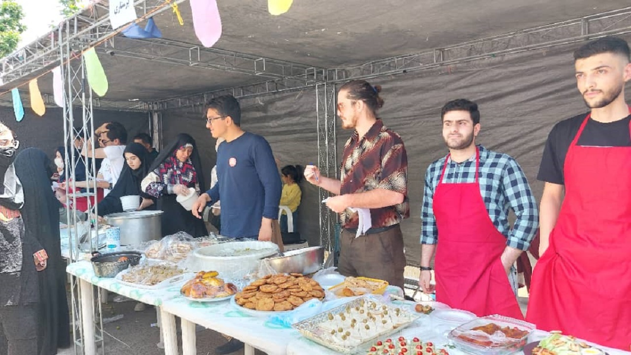 برگزاری جشنواره خیریه باران در قزوین 