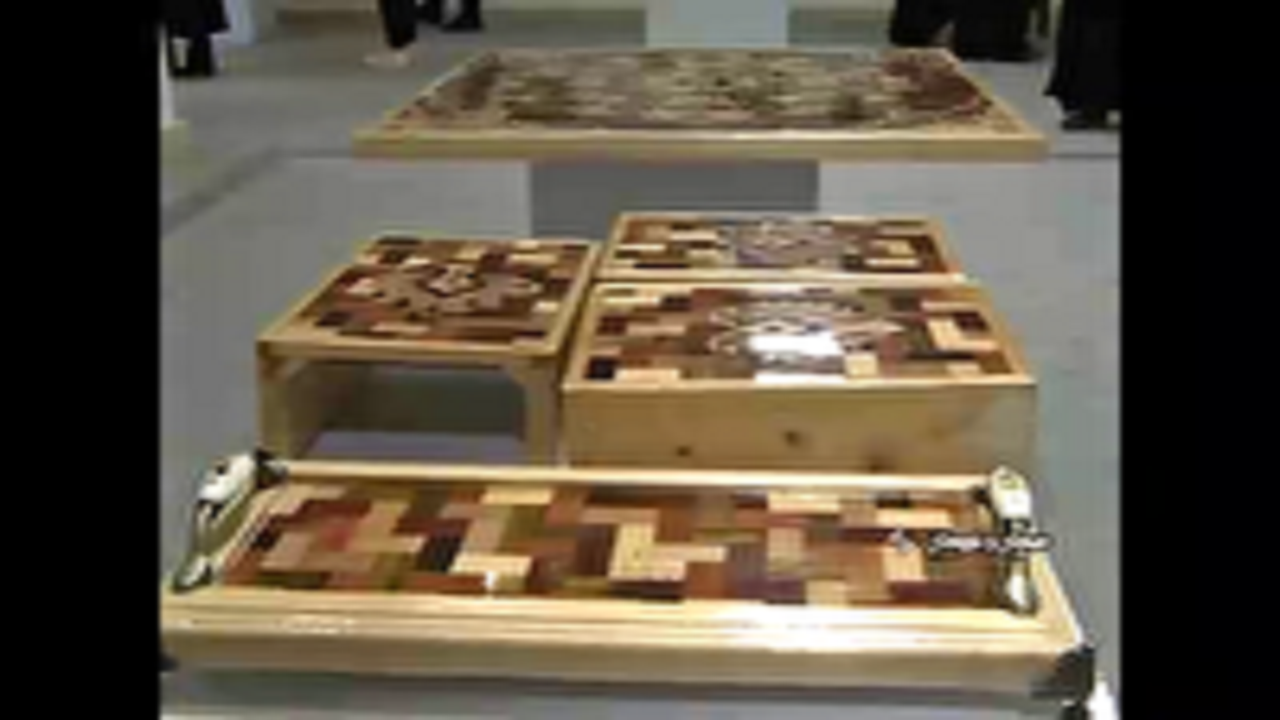 نمایشگاهی از معرق هنرمند دست هنرمندان زاهدان