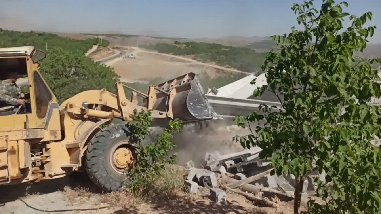 قلع و قمع مستحدثات غیرمجاز در سامان