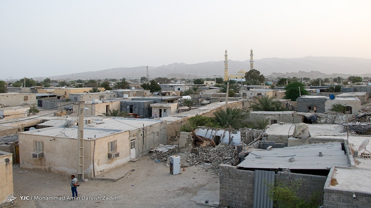 تصاویر هوایی از روستای سایه خوش بندرلنگه