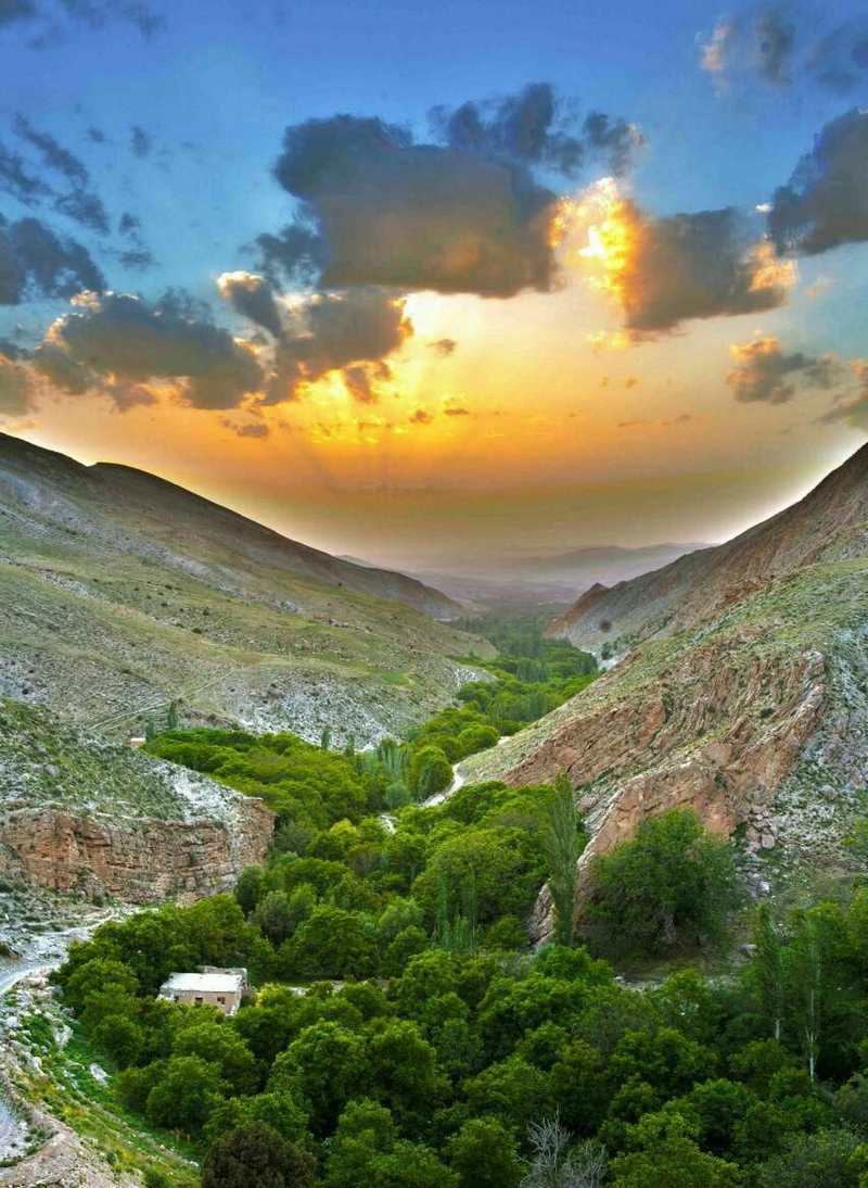 آشنایی با روستای بکری که سرچشمه اصلی رود اترک است
