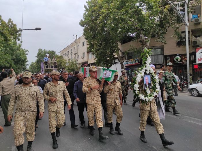 تشییع پیکر شهید &laquo;داود ادبیان&raquo; بر دستان مردم قدردان گرگان
