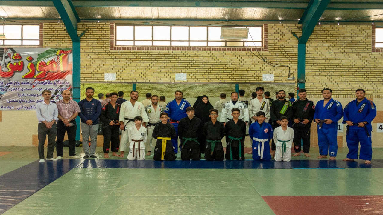 برگزاری اردوی تیم منتخب جوجیتسو bjj استان فارس در جهرم