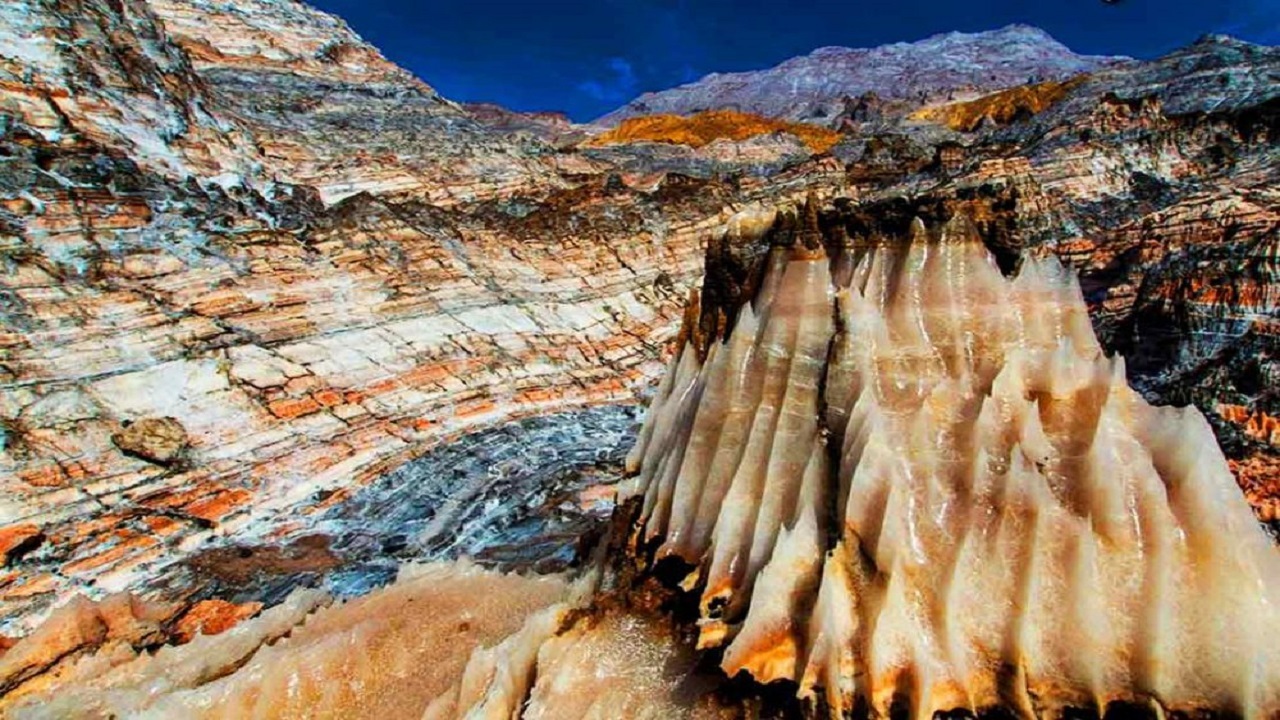 نگاهی به گنبد نمکی جاشک + تصاویر