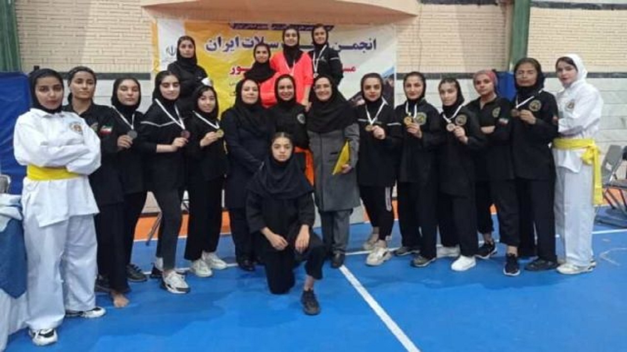 کسب سه مدال مسابقات پنچاک سیلات قهرمانی کشور برای بانوان ملایری