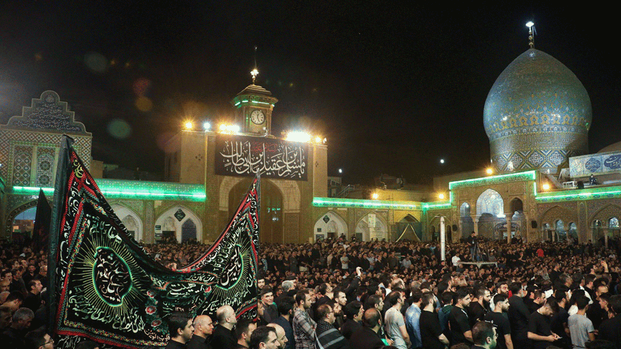 برگزاری شب سوم مسلمیه در حرم حضرت عبدالعظیم(ع) + فیلم
