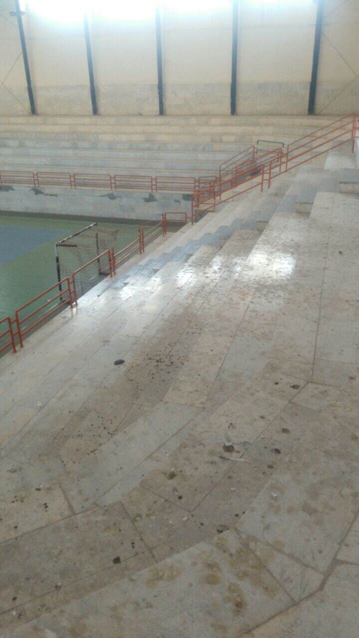 بازسازی سالن ورزشی احرار درخواست اهالی سرپل ذهاب شد + تصاویر