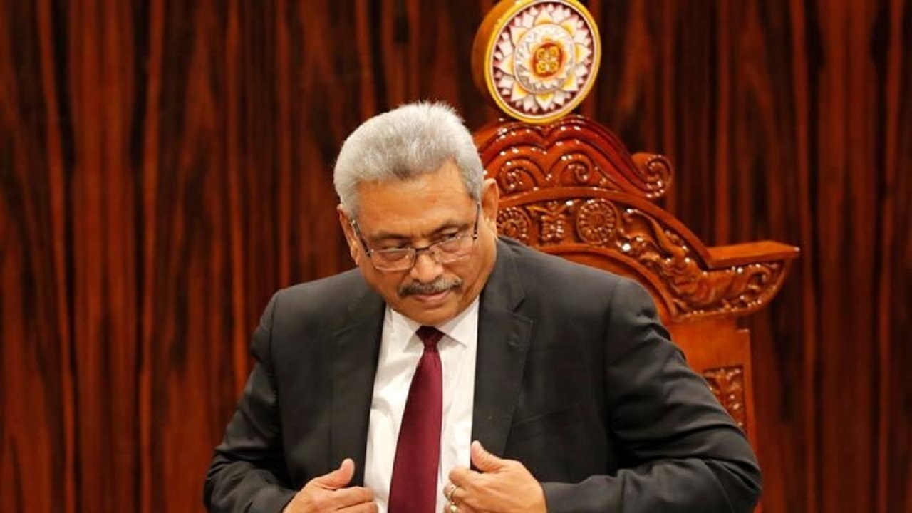 رئیس جمهور سریلانکا از محل اقامتش فرار کرد