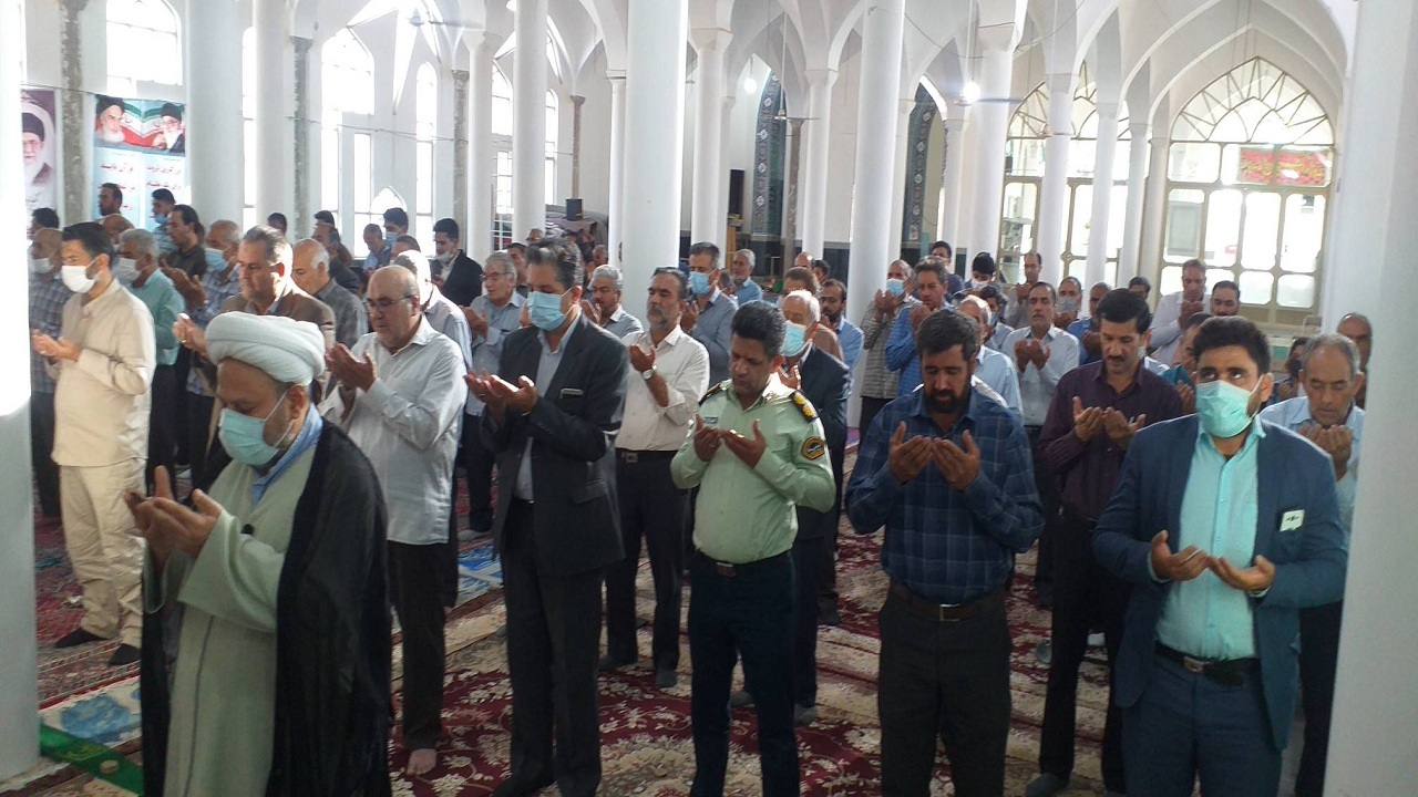 نماز عید قربان در کوهبنان برگزار شد