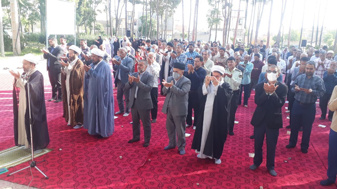 اقامه نماز عید قربان اقامه نماز عید قربان در صالح آباد + فیلم و تصاویر