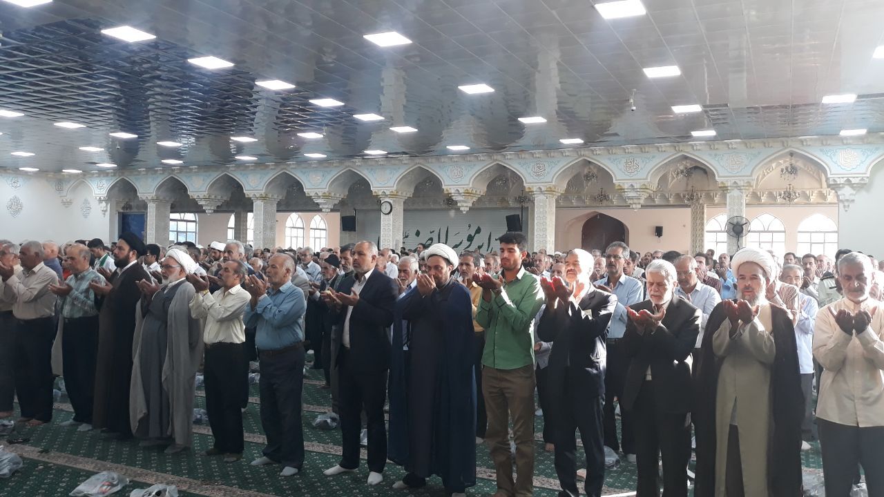 نماز عید سعید قربان در کاشمر برگزار شد + فیلم و تصاویر