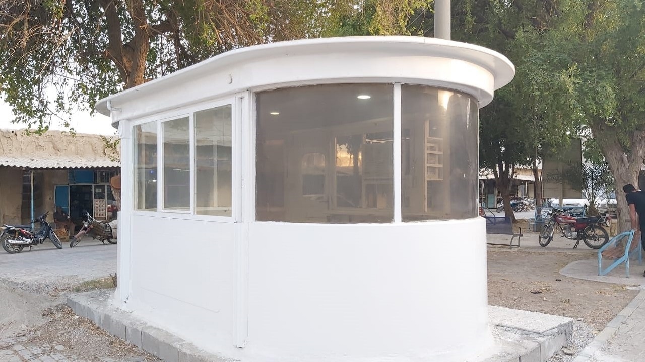 نصب یک کانکس نیروی انتظامی در مرکز شهر هندیجان