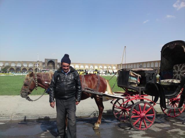  درشکه چی ها در میدان نقش جهان