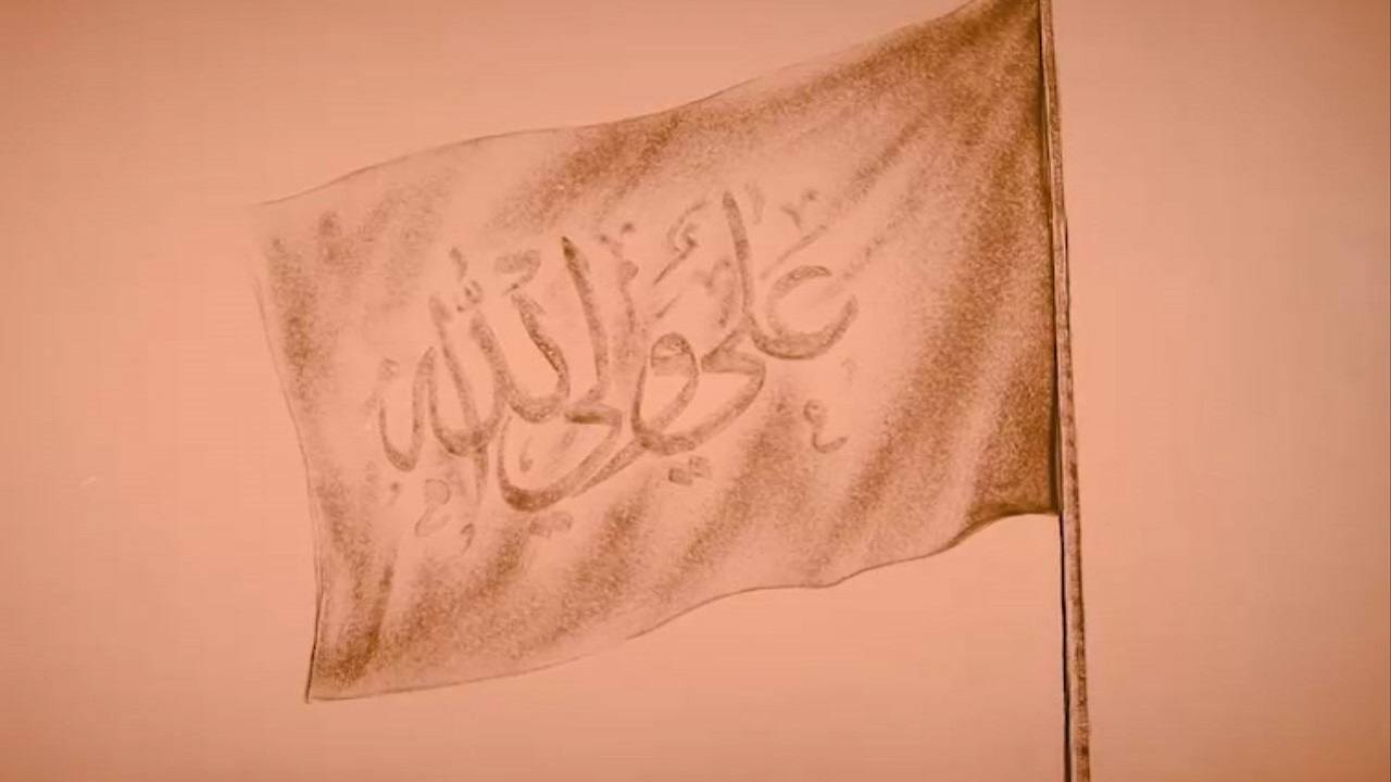 نقاشی با شن به مناسبت دهه ولایت + فیلم