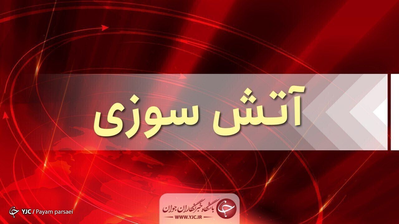 آتش سوزی پوشش گیاهی در مهاباد مهار شد