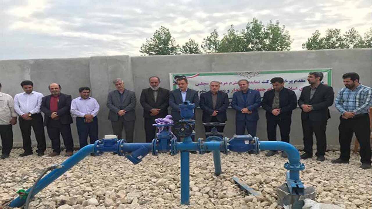 بهره مندی ۷۷۰ خانوار روستایی گلوگاه از آب آشامیدنی سالم