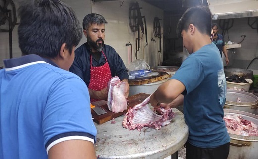 گوشت قربانی بر سفره نیازمندان قم نشست