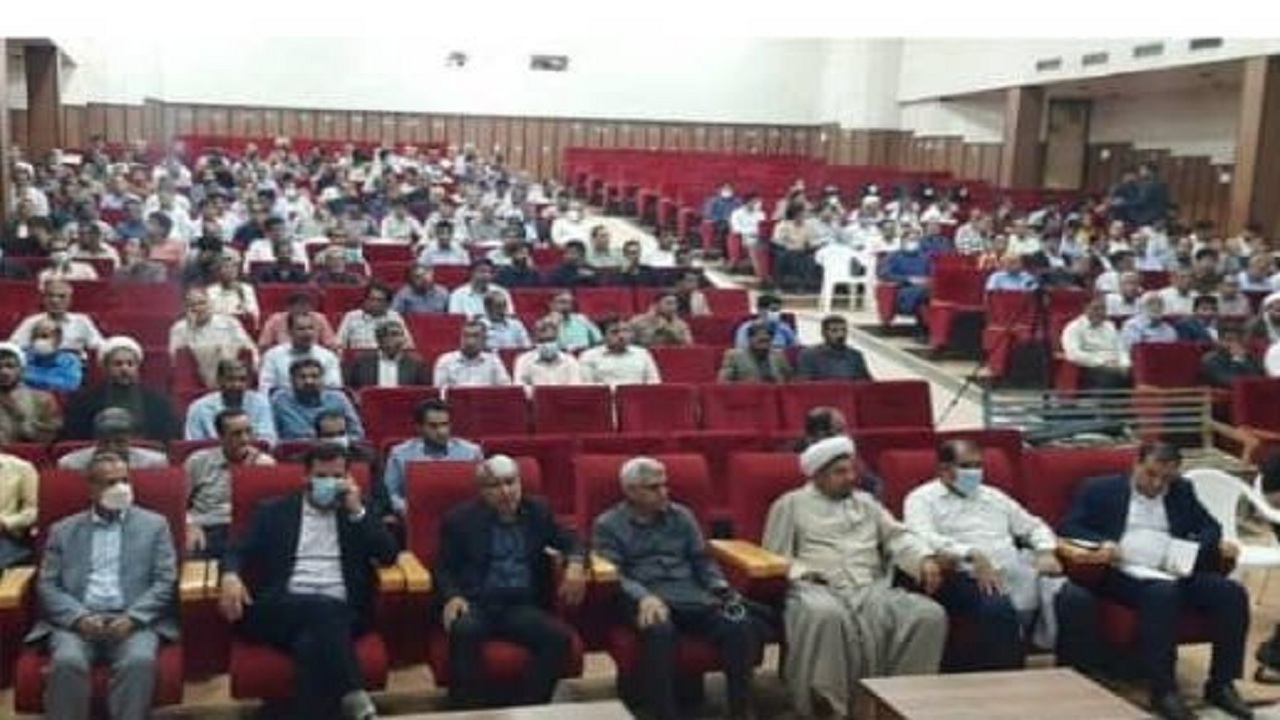 آئین تکریم و معارفه فرماندار شهرستان کهنوج برگزار شد
