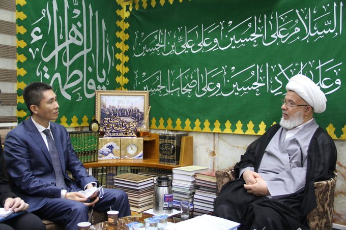 دیدار سفیر چین با مقامات کربلا