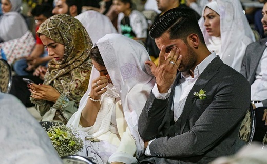 حضور ۵۵ زوج یزدی در مراسم زیباترین پیوند