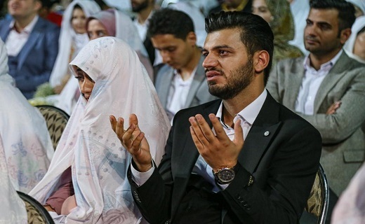 حضور ۵۵ زوج یزدی در مراسم زیباترین پیوند