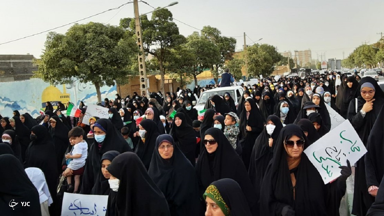 راهپیمایی گسترده عفاف و حجاب در سراسر استان مرکزی