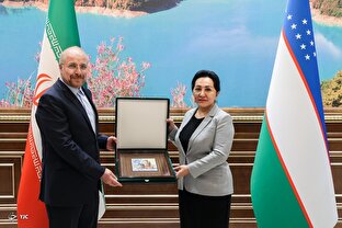 دیدار رئیس مجلس سنای ازبکستان با دکتر محمدباقر قالیباف