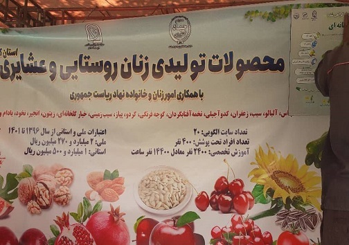 برپایی نمایشگاه توانمندی&zwnj;های زنان روستایی و عشایری استان