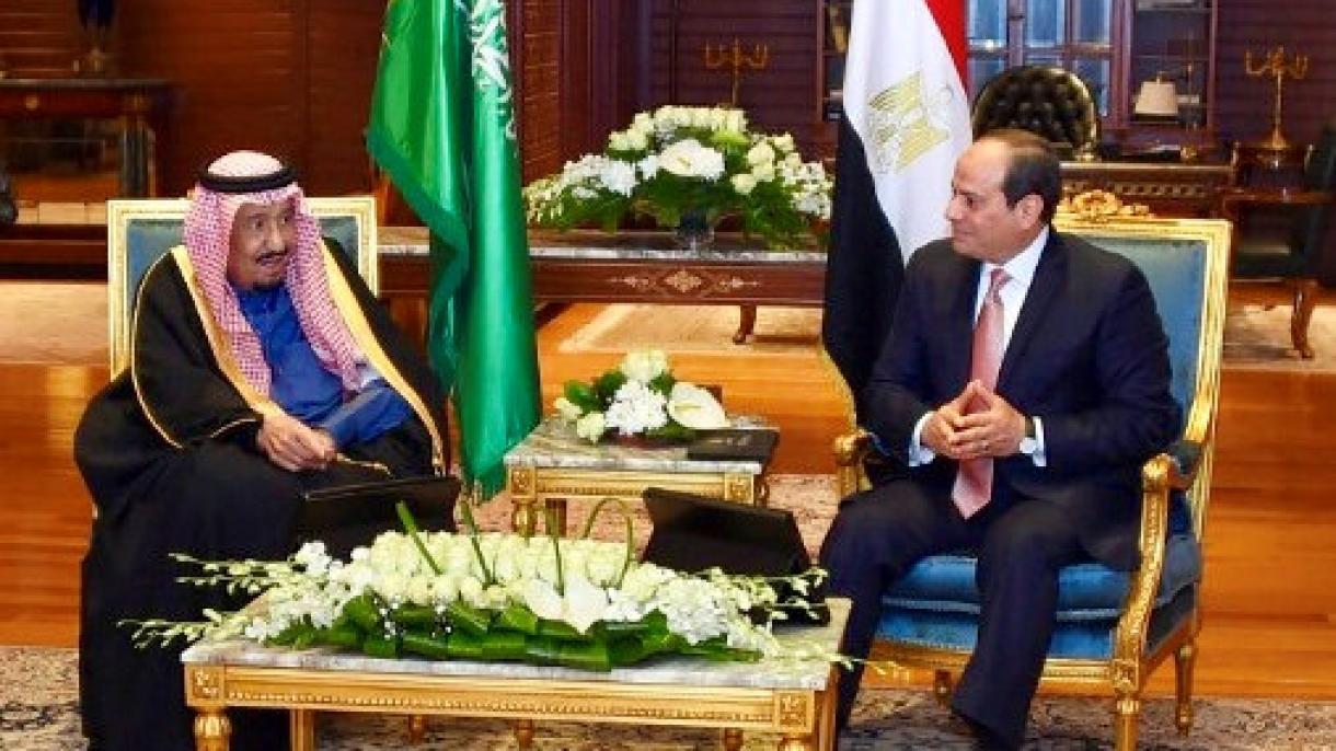 گفتگوی تلفنی پادشاه عربستان و رئیس جمهور مصر