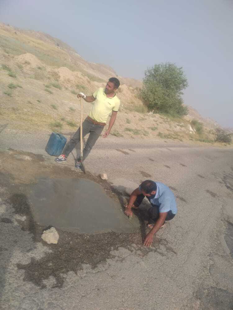 آسفالت فرسوده از