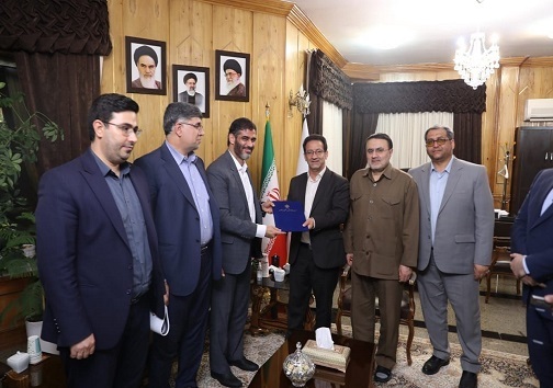 دفتر پانزدهمین منطقه آزاد تجاری کشور در قصرشیرین افتتاح شد/ معرفی مدیر اجرایی منطقه آزاد قصرشیرین